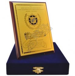 Asit İndirme Boyalı Logolu Kumlama Hizmet Anısı Plaketi