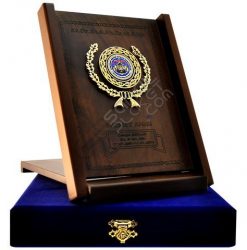 Kabartma Logo Lazer Ahşap Kazıma Hizmet Anısı Plaketi