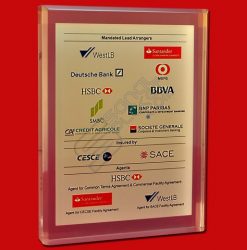 Koç Holding Akrilik Malzeme Özel Kristal Plaket 1