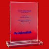 Serigrafi Baskılı Standart Kristal Plaket