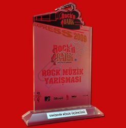 Özel Kesim Pleksi Logolu Kristal Plaket
