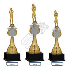 Basketbol Figürlü Altın Kupa Birincilik İkincilik Üçüncülük Ödülü