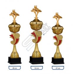 GoKart Yarışı Go Kart Figürlü Derece Altın Kupa Ödülü