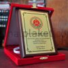 Ahşap Plaket - Kadife Kutulu Şilt